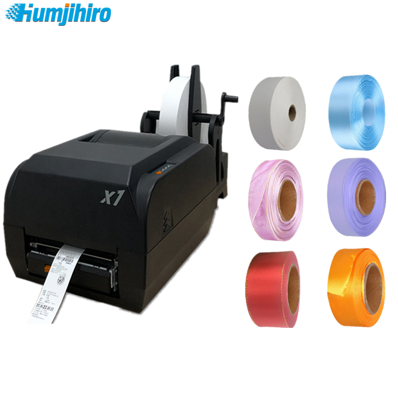 Commercial Ribbon Printing Machine - Złota satynowa wstążka drukarki 12mm-108mm cyfrowa