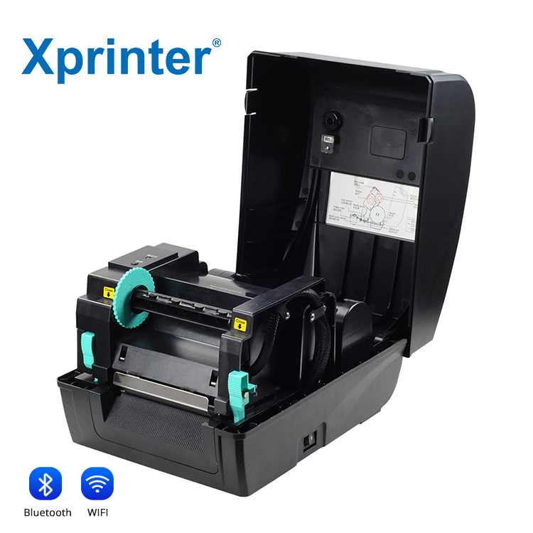 Commercial Ribbon Printing Machine - Interfejs XP-H400B/T458B USB+Serial+LAN Termiczna Drukarka Kodów
