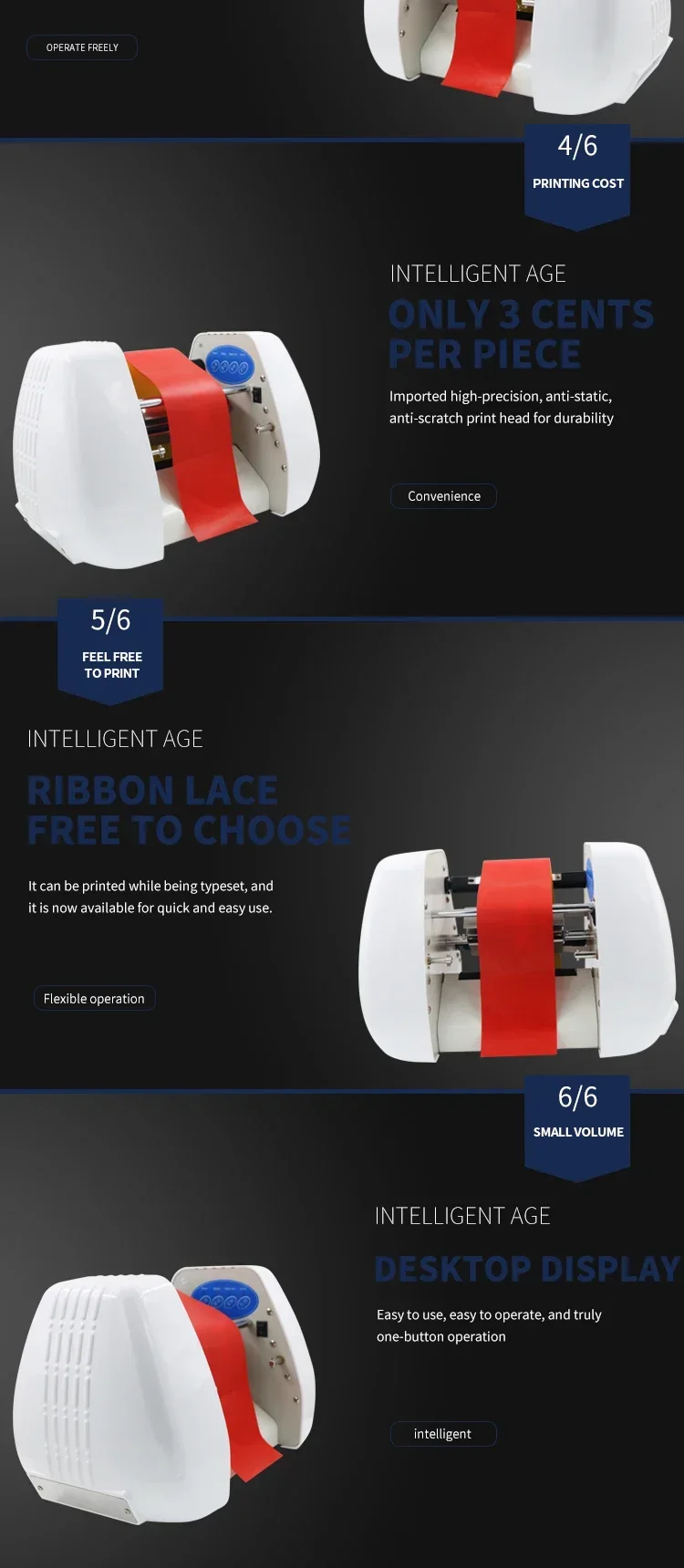 Commercial Ribbon Printing Machine - Fabryczna sprzedaż bezpośrednia: Cyfrowa automatyczna maszyna