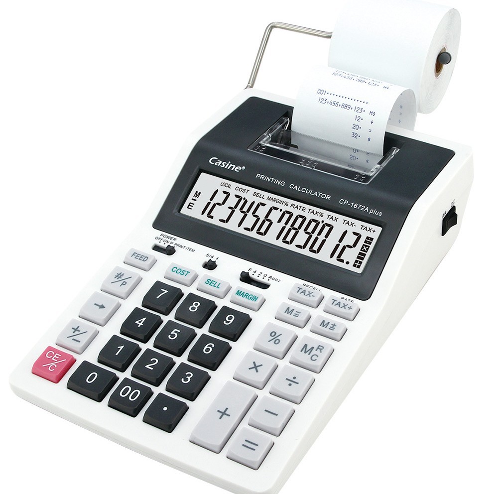 Commercial Printing Types - Kalkulator finansowy do biura, druk monochromatyczny,