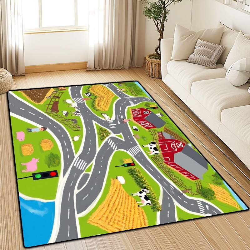 Dywanik do salonu z motywem ro – Commercial Road Printing recenzja i cena