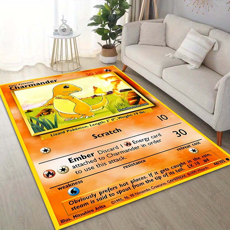 Dywan z nadrukiem kart Pokémon – Commercial Printing Format recenzja i cena