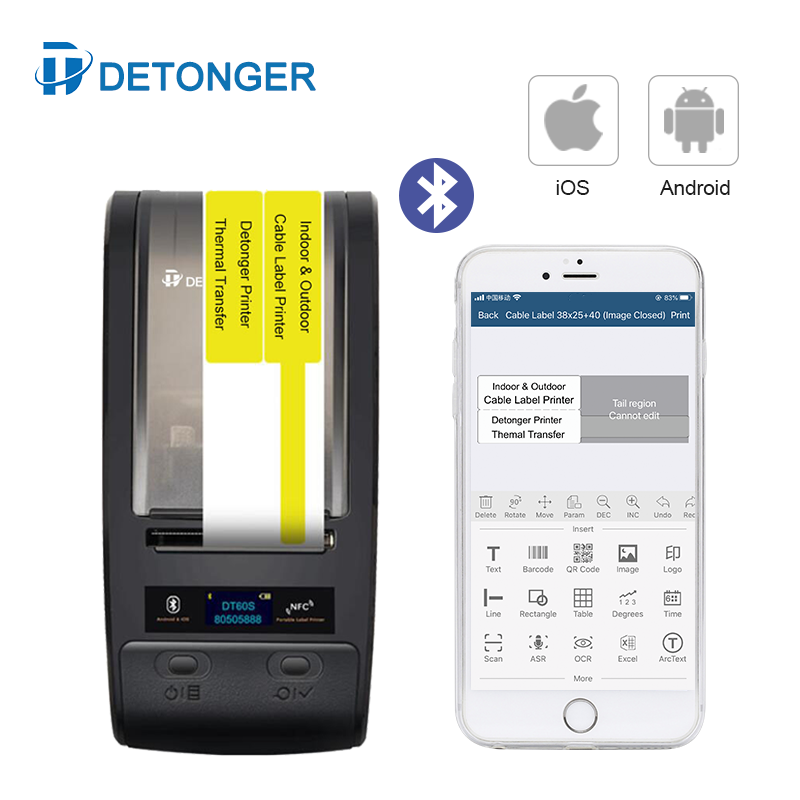 DETONGER przenośna termiczna d – Commercial Ribbon Printing Machine recenzja i cena