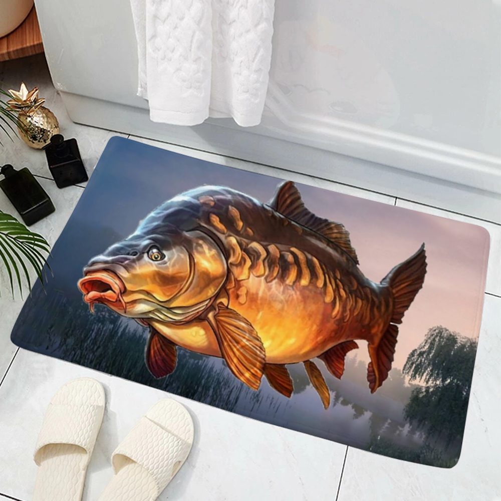 Mata z wzorem ryb, hit sprzeda – Commercial Print Model recenzja i cena