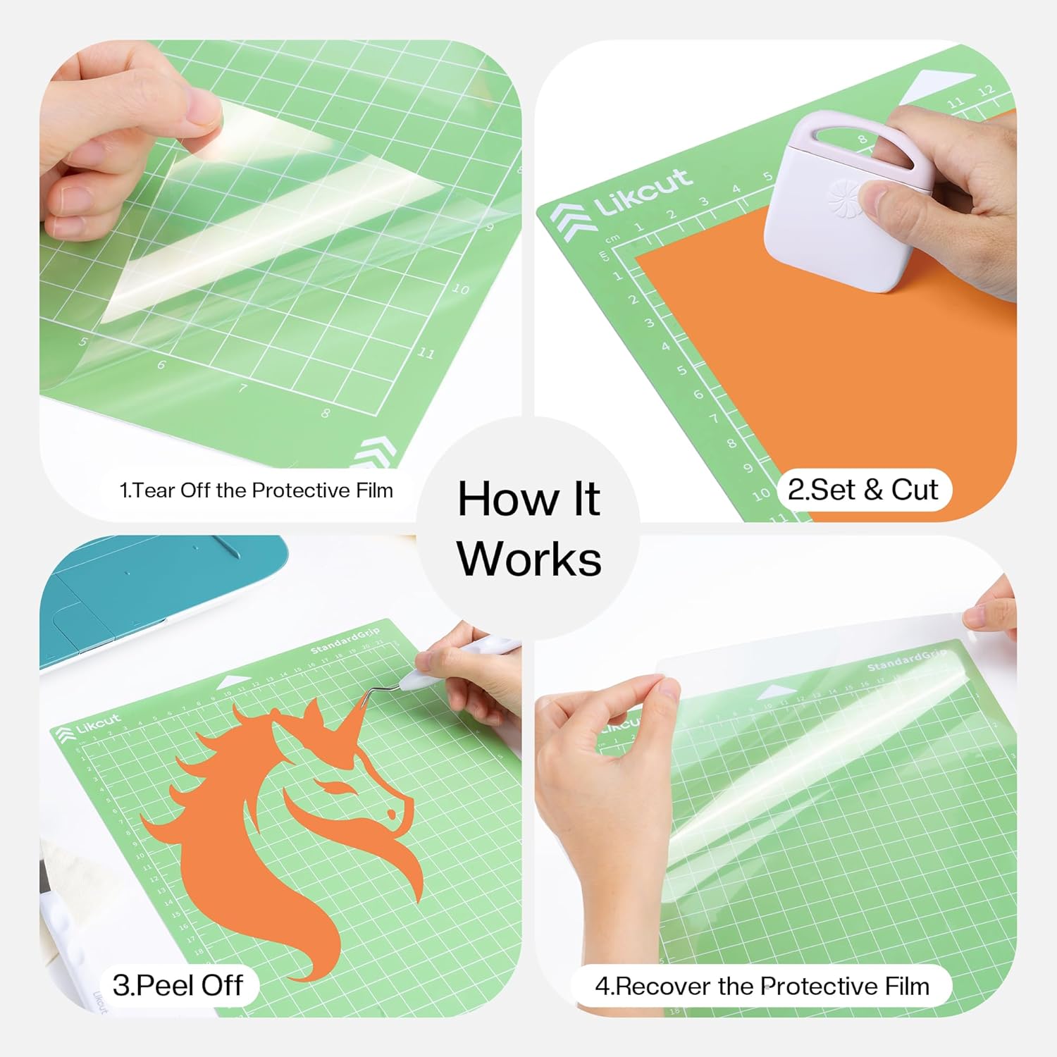 Mata do cięcia z klejem, 3 szt – Plotter Cutting Mat recenzja i cena