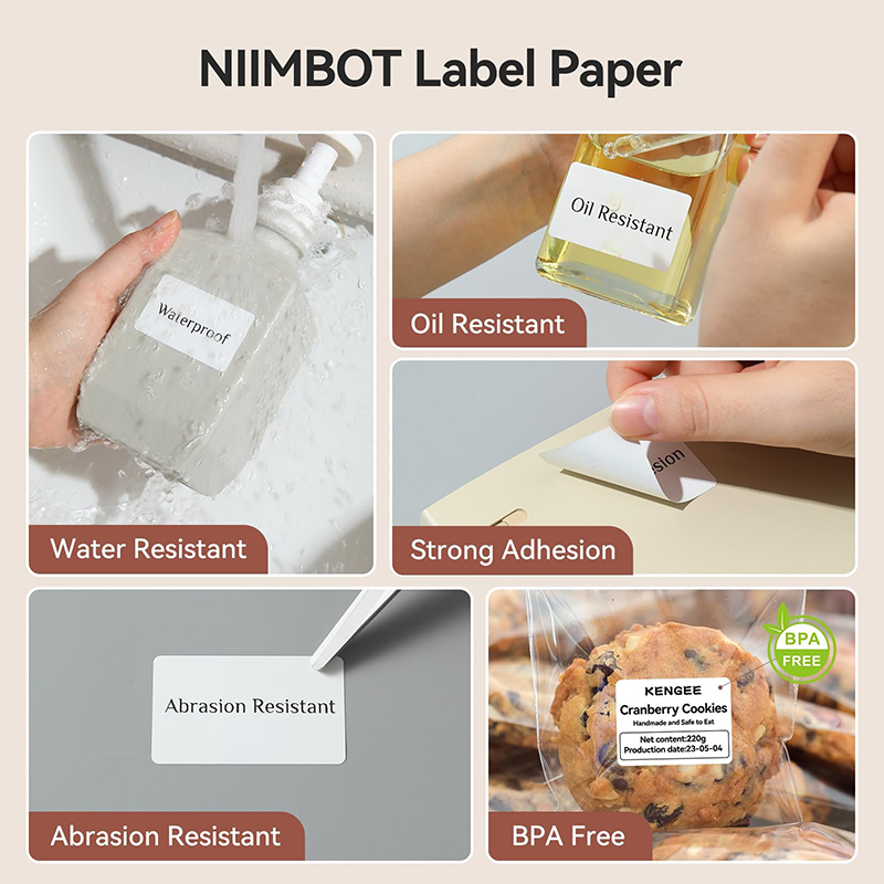 Niimbot 1/3/10 Rolek Białe Ety – Commercial Printing Types recenzja i cena