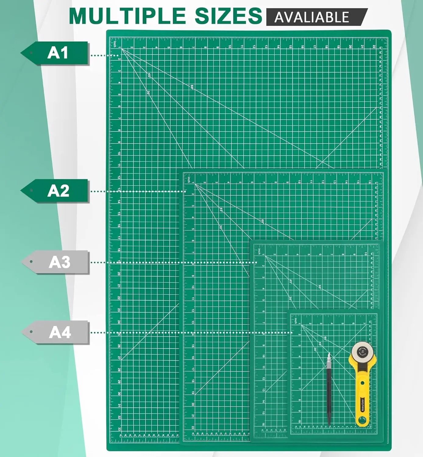 A2 A3 A4 A5 Mata do cięcia PVC – Plotter Cutting Mat recenzja i cena