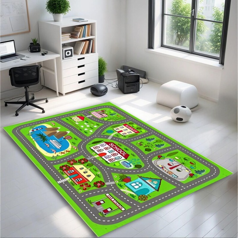 Dywan z mapą miejskiej autostr – Commercial Road Printing recenzja i cena